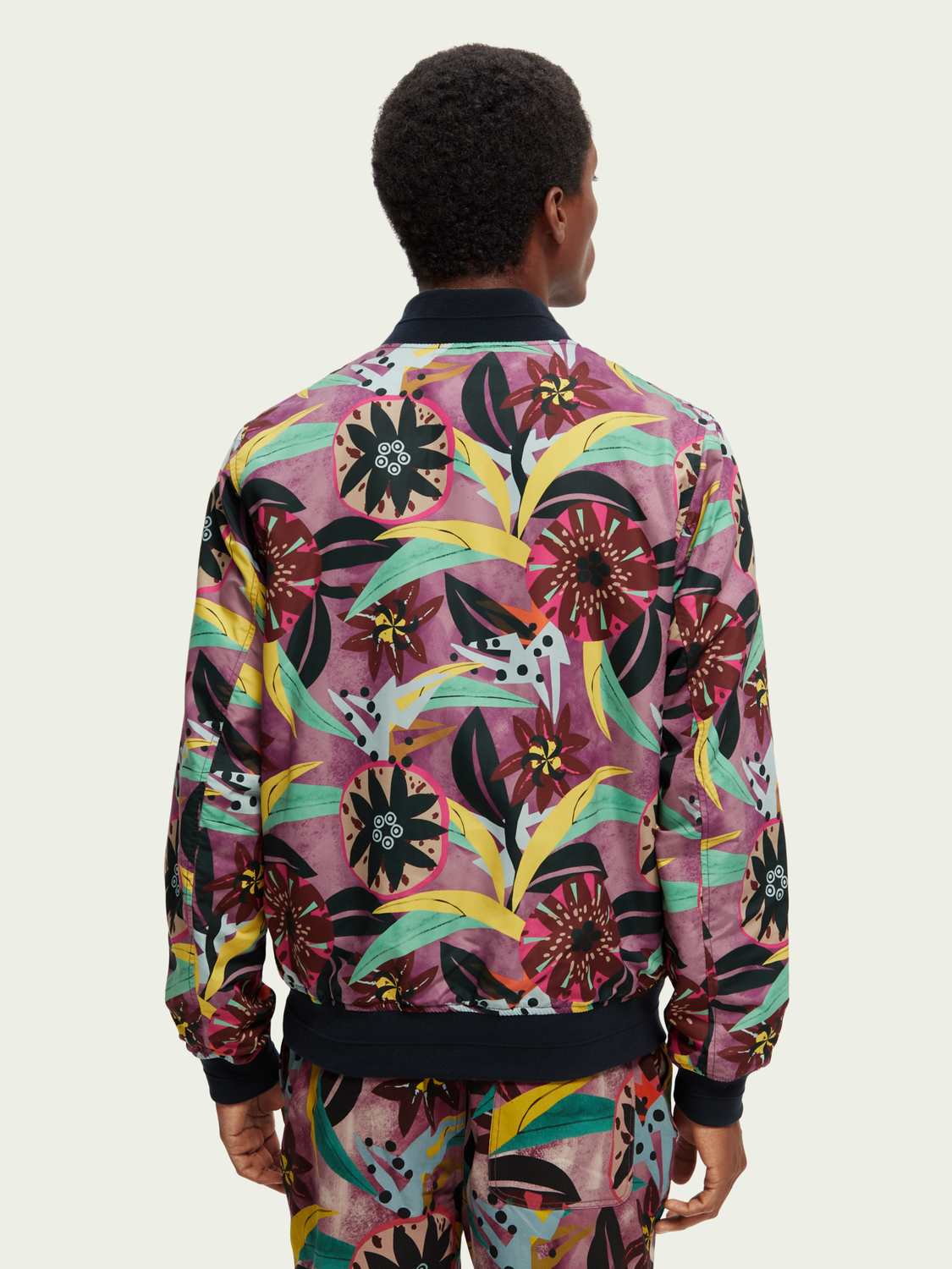 Printed Reversible Bomber Jacket | Scotch And Soda Outlet