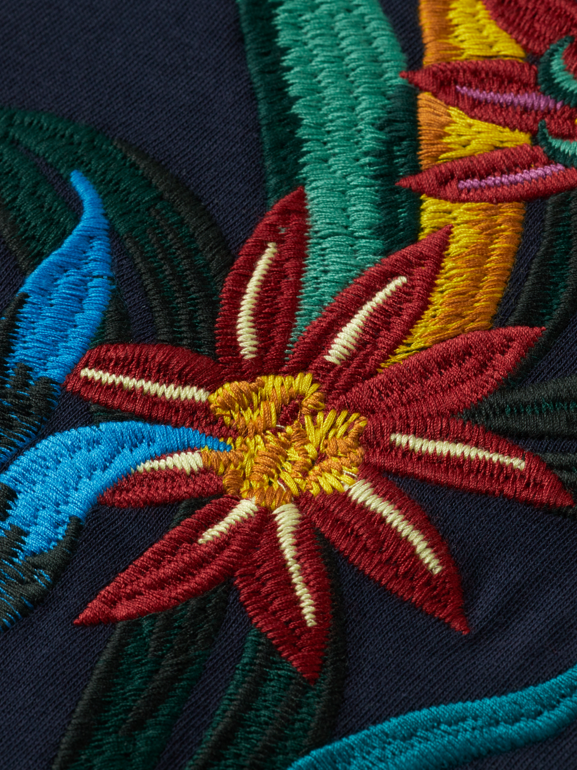 Relaxed Fit Organic Floral-Embroidered T-Shirt | Scotch And Soda Outlet