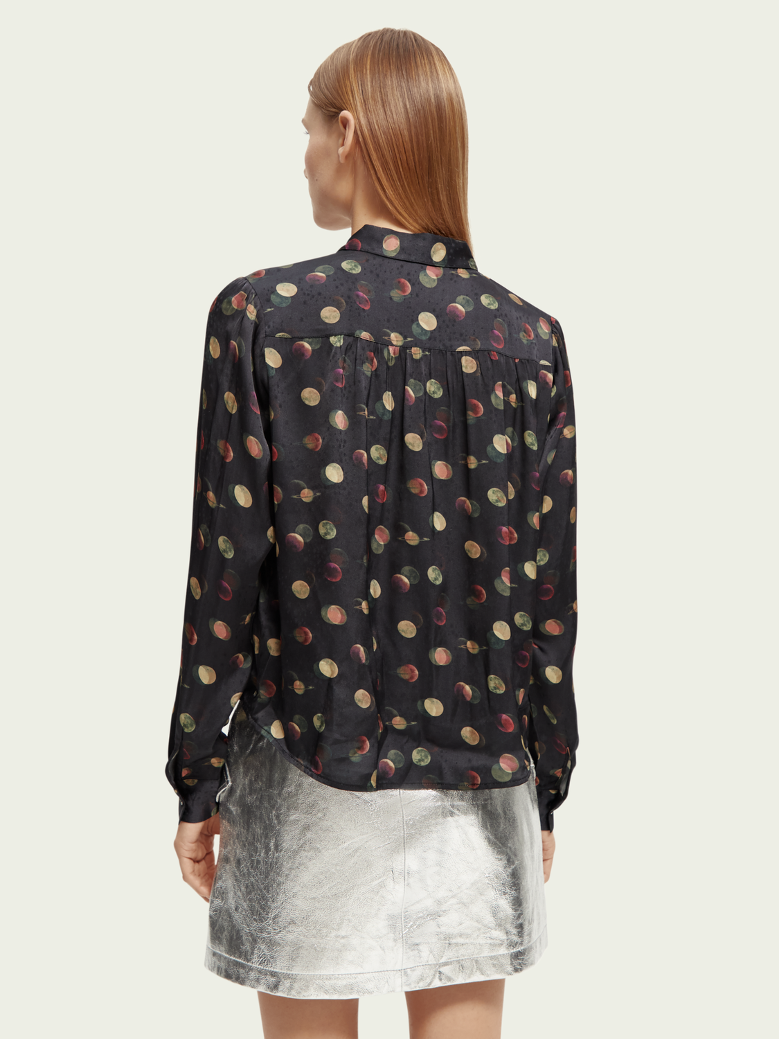 Slim Fit Jacquard Shirt | scotch & soda outlet