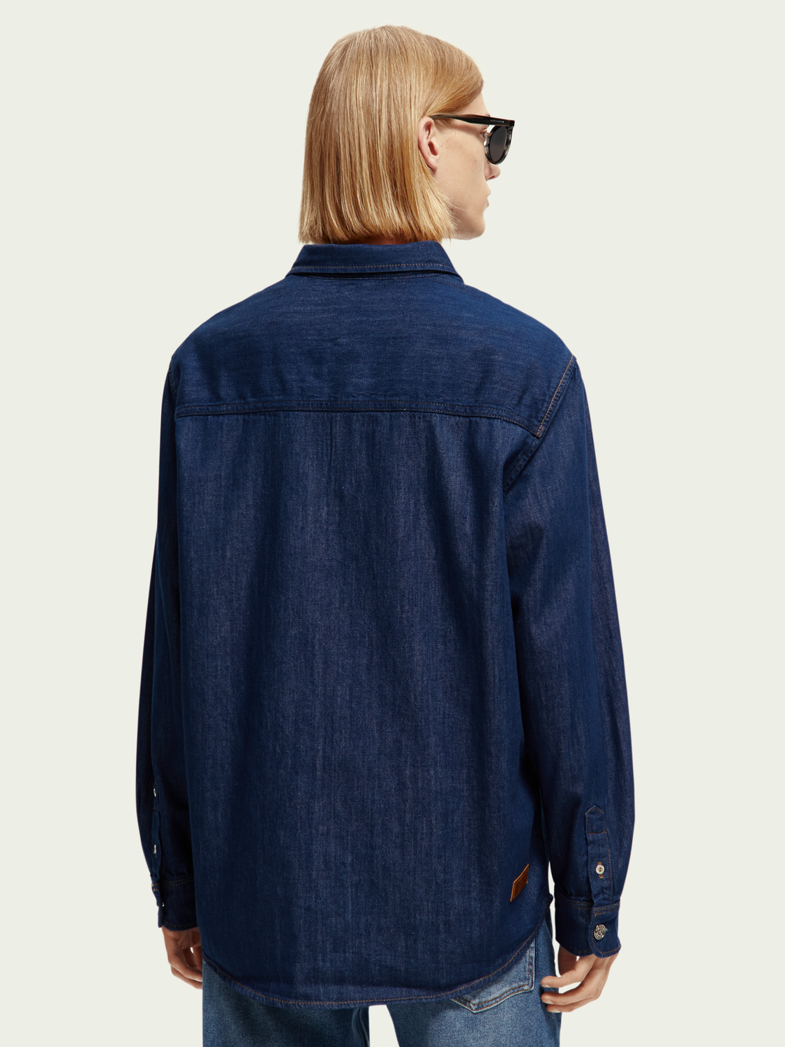 Denim Overshirt With Contrast Panelling | Scotch And Soda Outlet