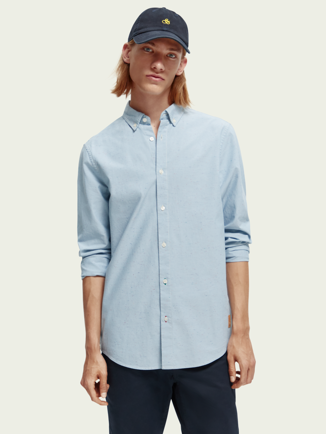 Cotton Twill Embroidered Cap | scotch & soda outlet