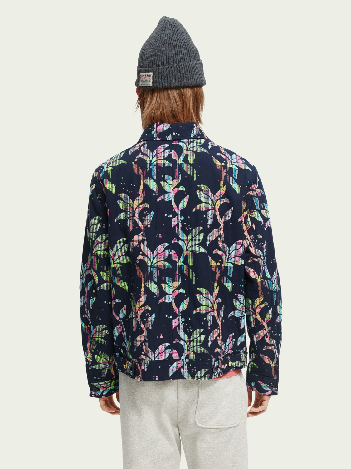 Jacquard Organic Cotton-Blended Blazer | Scotch And Soda Outlet