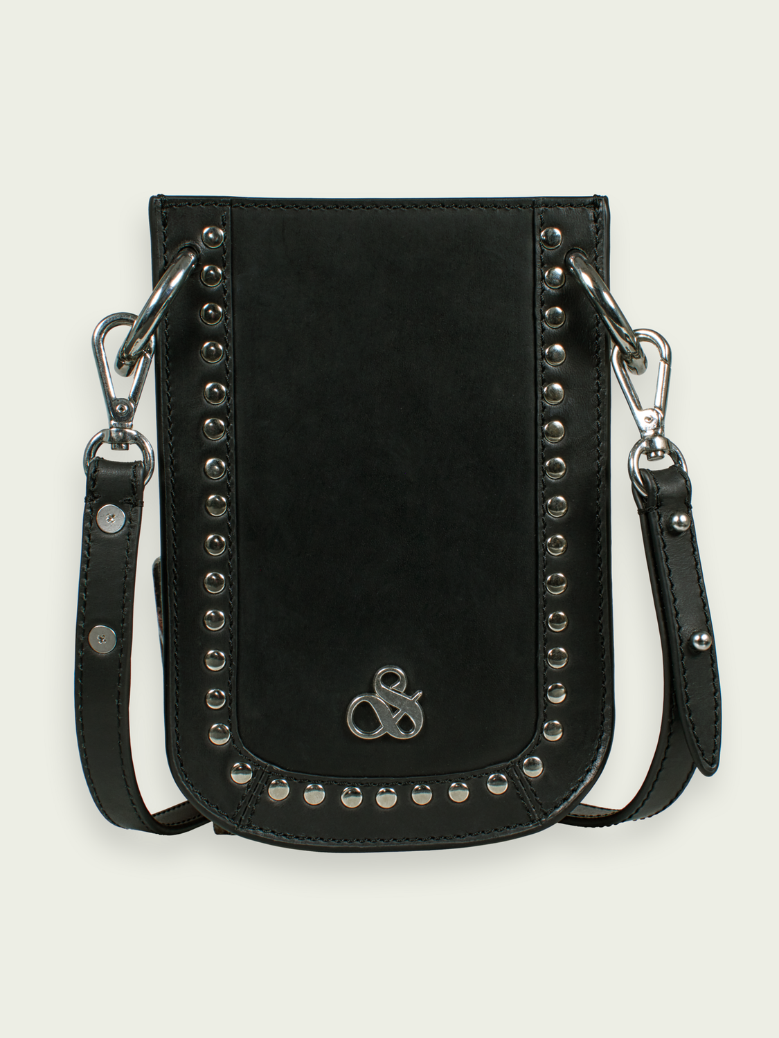 Studded Leather Phone Bag | scotch & soda outlet