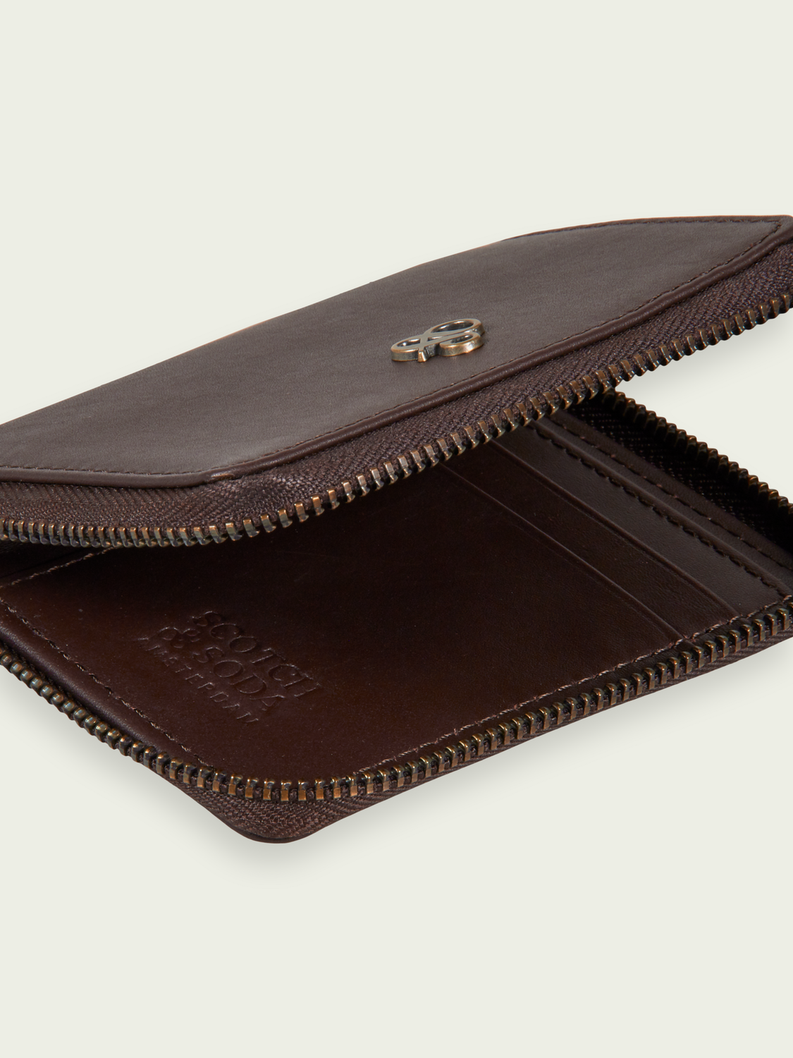 Leather Zip Wallet | scotch & soda outlet