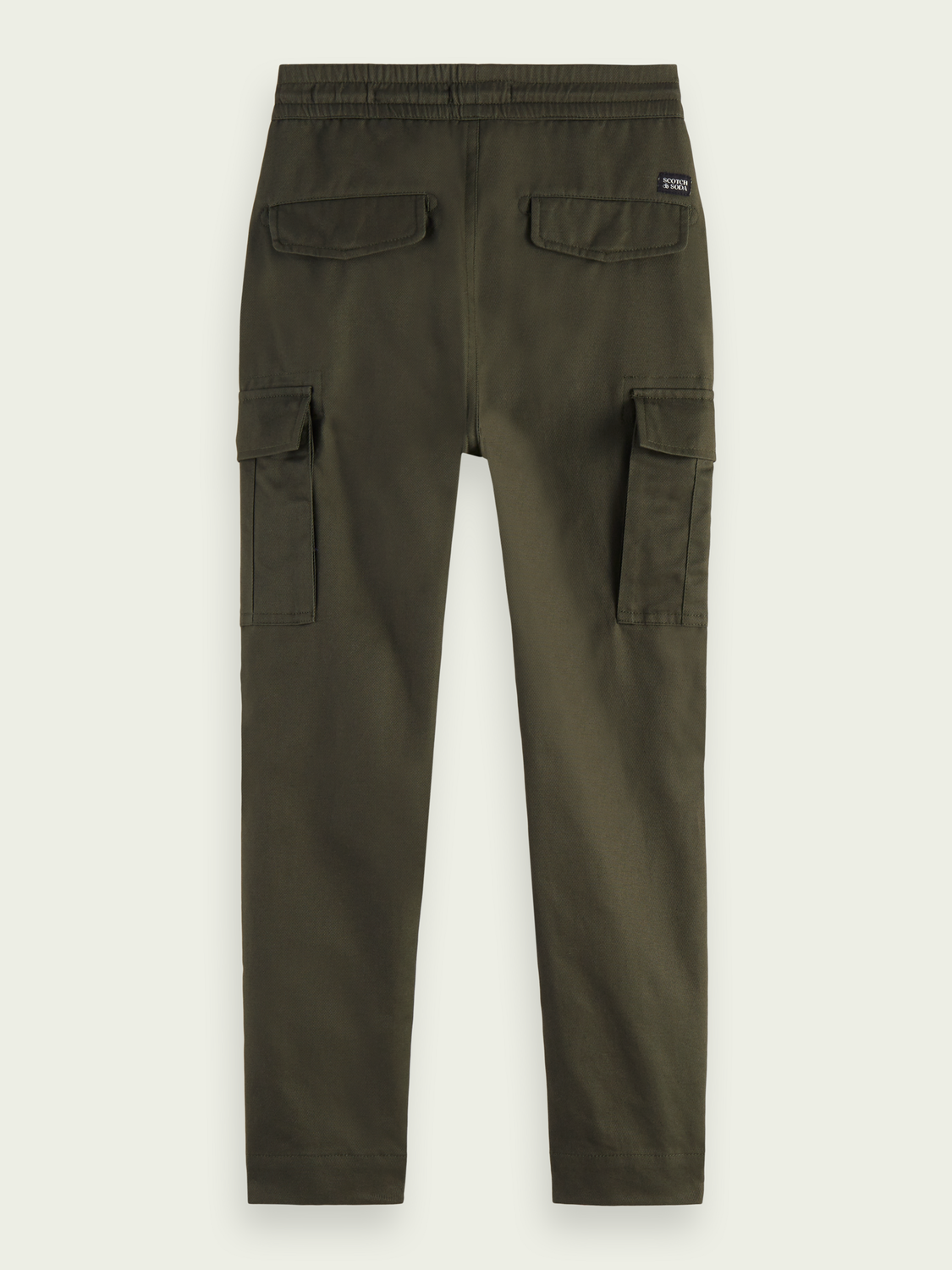 Loose Tapered-Fit Organic Cotton Cargo Trousers