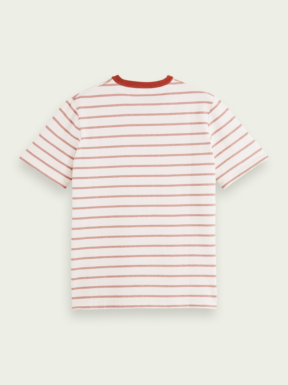 Waffle Jersey Breton T-Shirt | Scotch And Soda Outlet