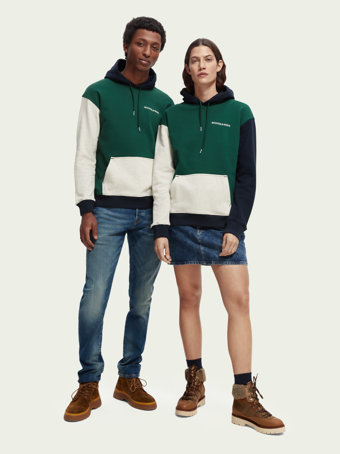 Unisex Organic Cotton Hoodie | scotch & soda outlet