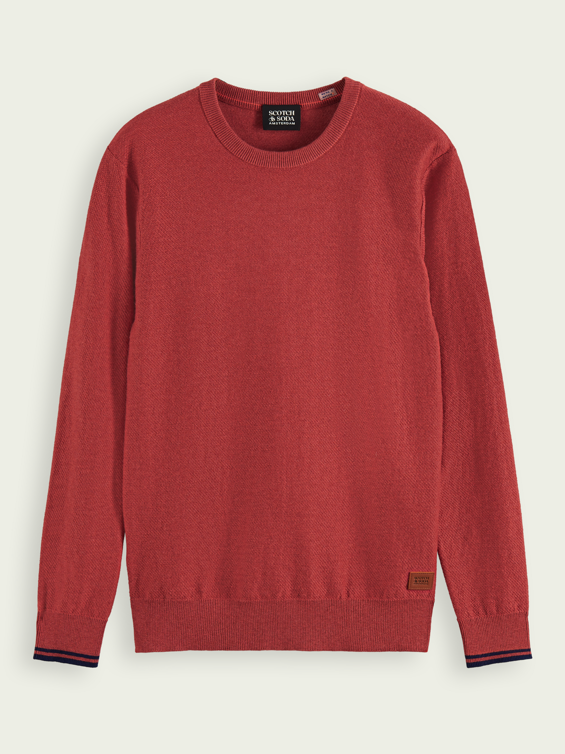 Structured Crewneck Sweater | Scotch And Soda Outlet