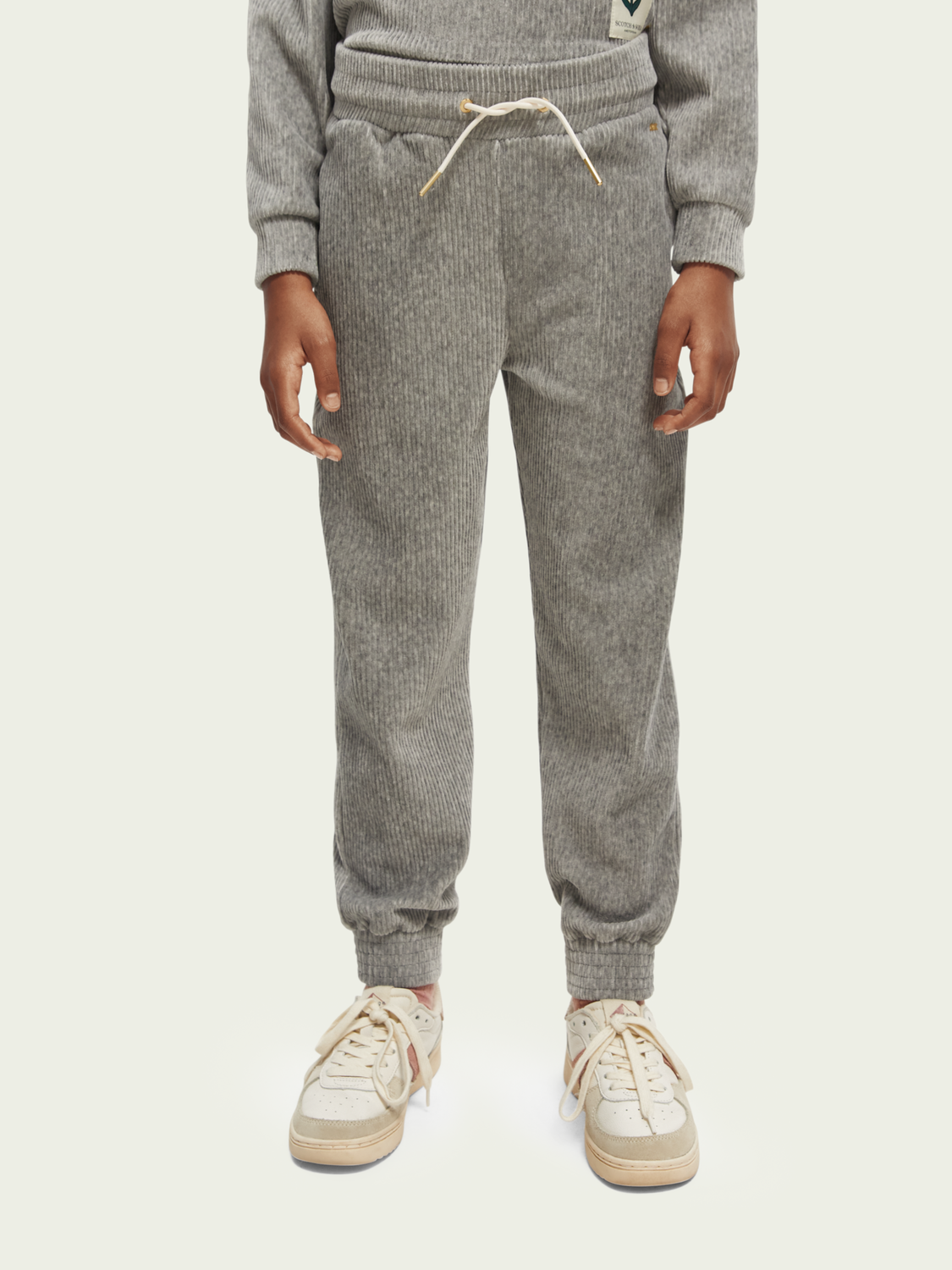 Relaxed Tapered Fit Corduroy Sweatpants