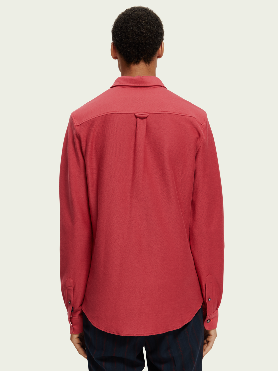 Slim Fit Organic Twill Shirt | Scotch And Soda Outlet