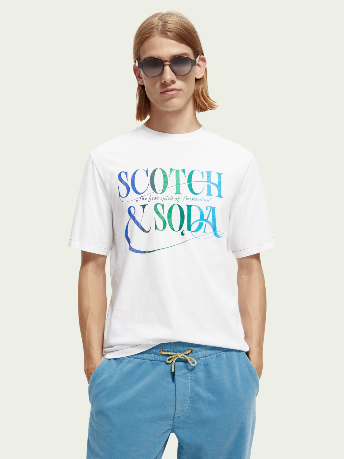 Organic Jersey Artwork T-Shirt | Scotch And Soda Outlet