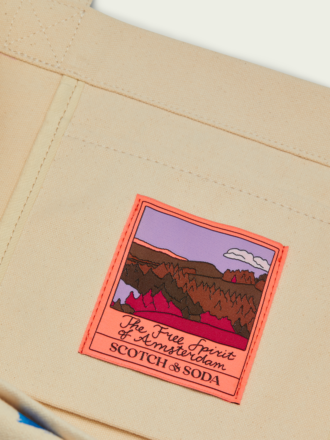 Printed Canvas Tote | Scotch And Soda Outlet