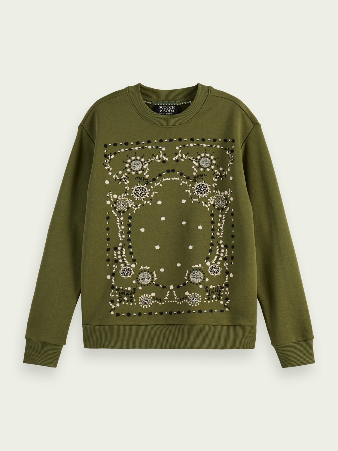 Relaxed - Fit Crewneck Sweatshirt | scotch & soda outlet