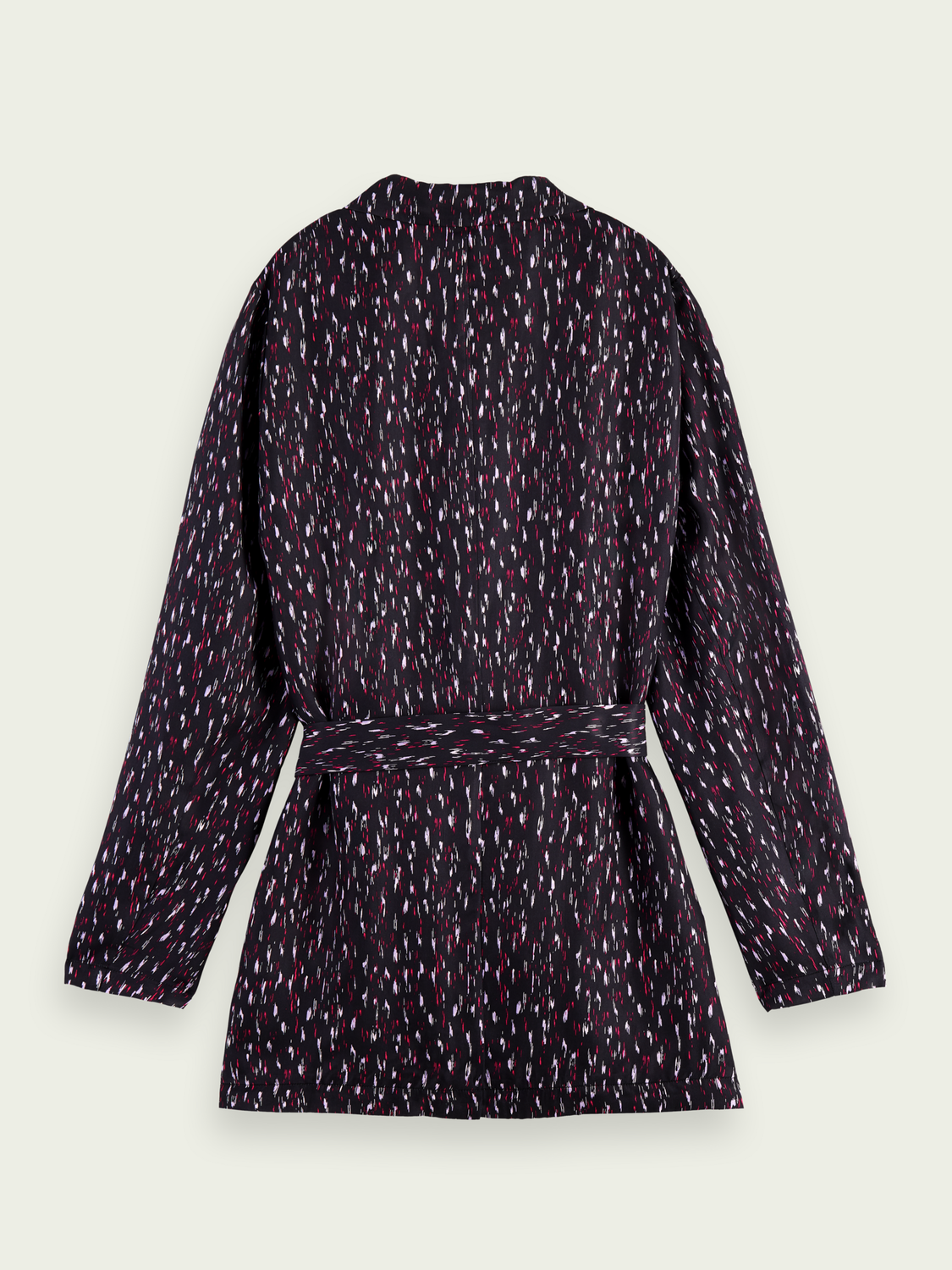 Lightweight Printed Belted Blazer | scotch & soda outlet