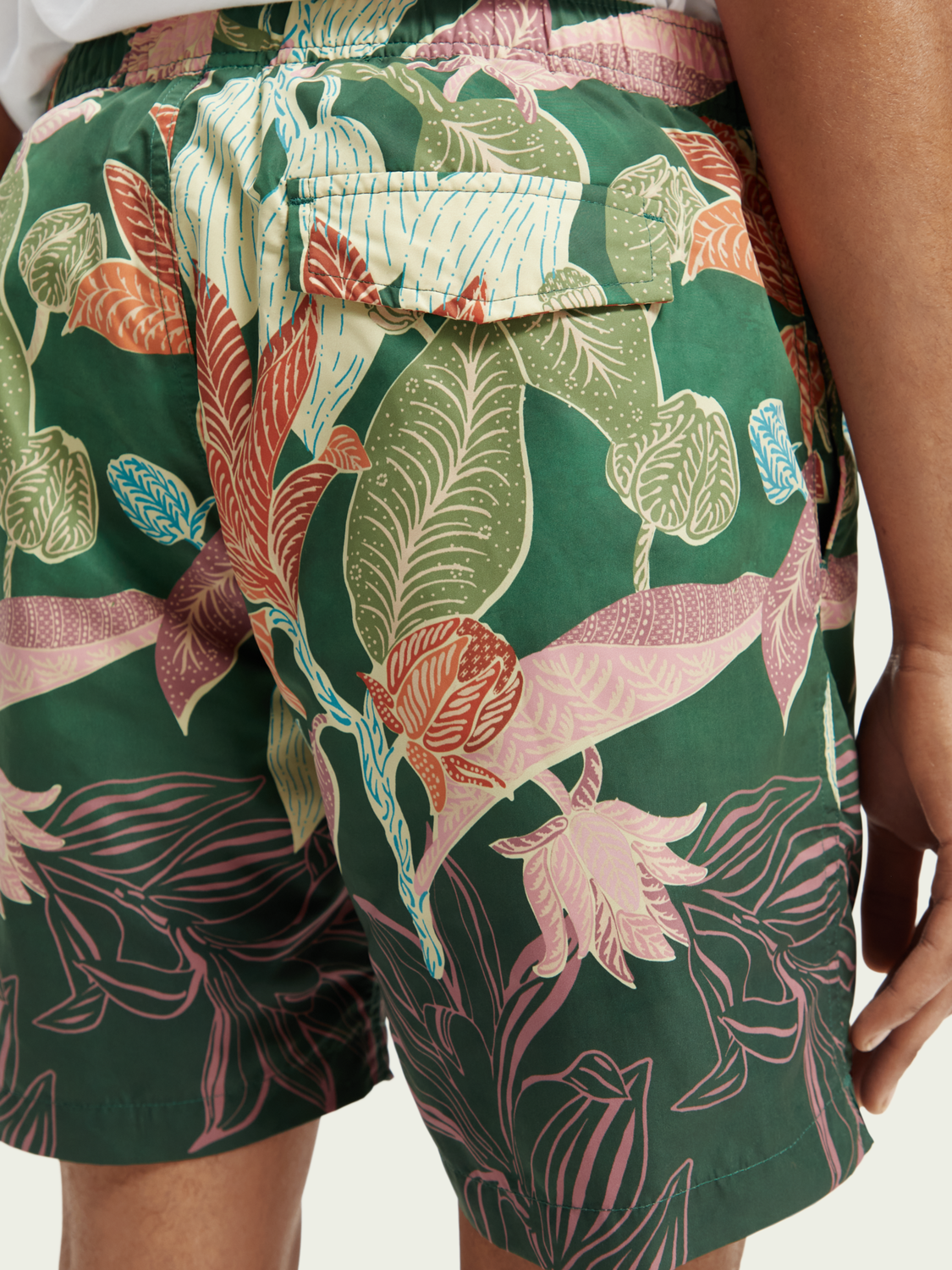 Mid-Length Printed Swim Short | Scotch And Soda Outlet