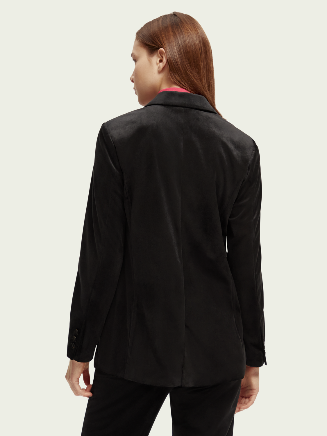 Relaxed Fit Single-Breasted Velvet Blazer | scotch & soda outlet
