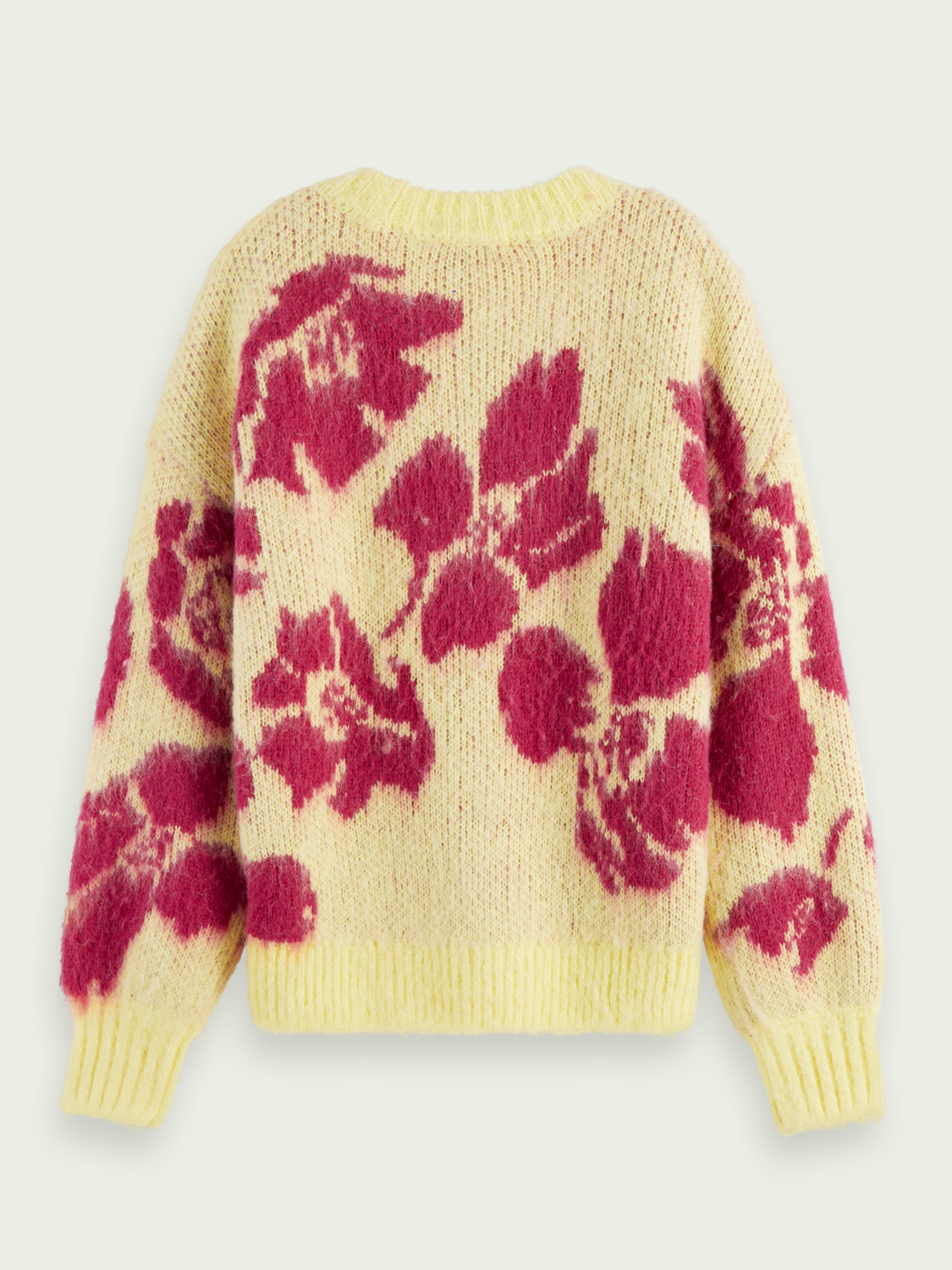 Brushed Floral Sweater | scotch & soda outlet