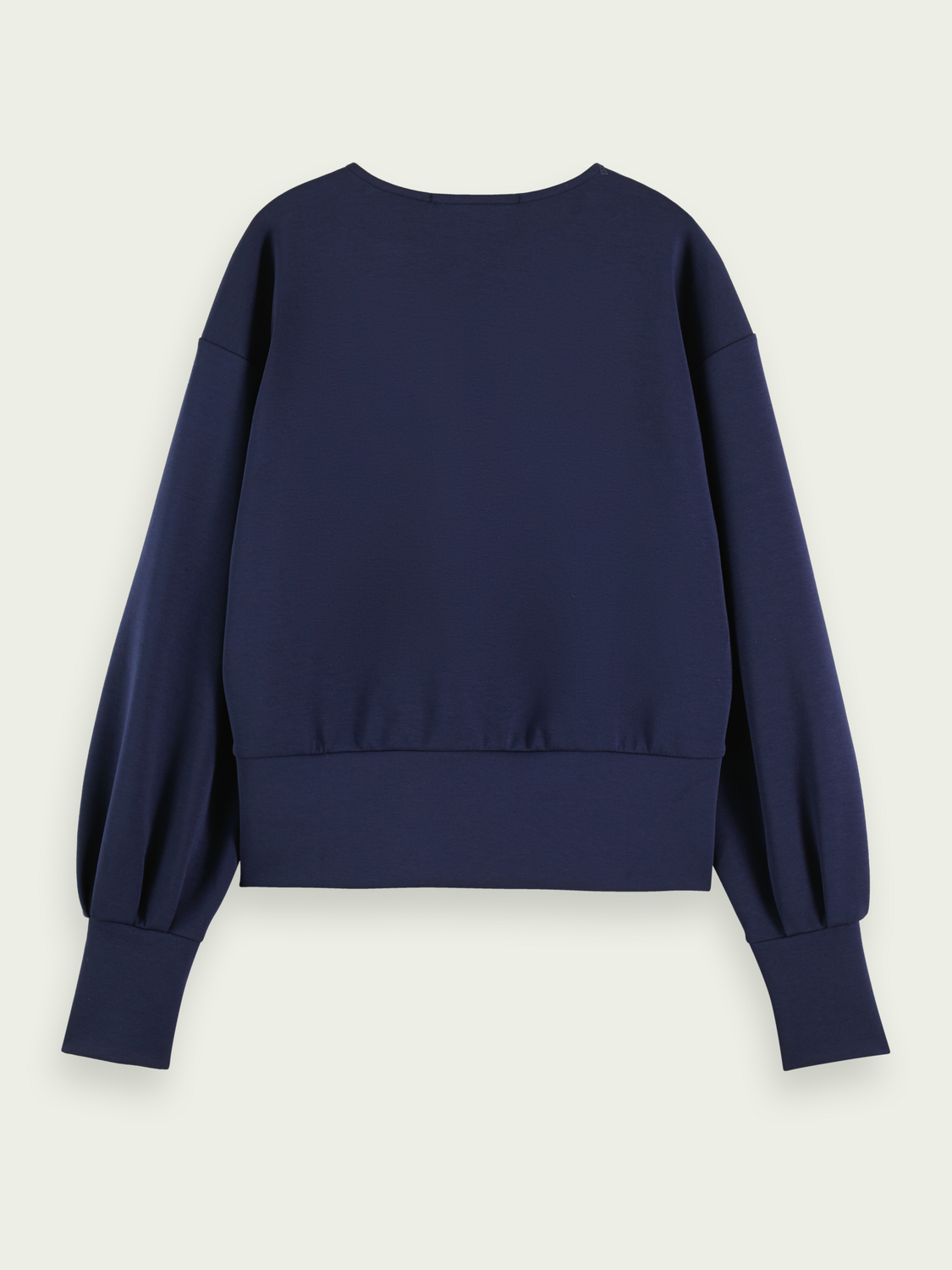 V-Neck Voluminous Sleeved Sweater | scotch & soda outlet