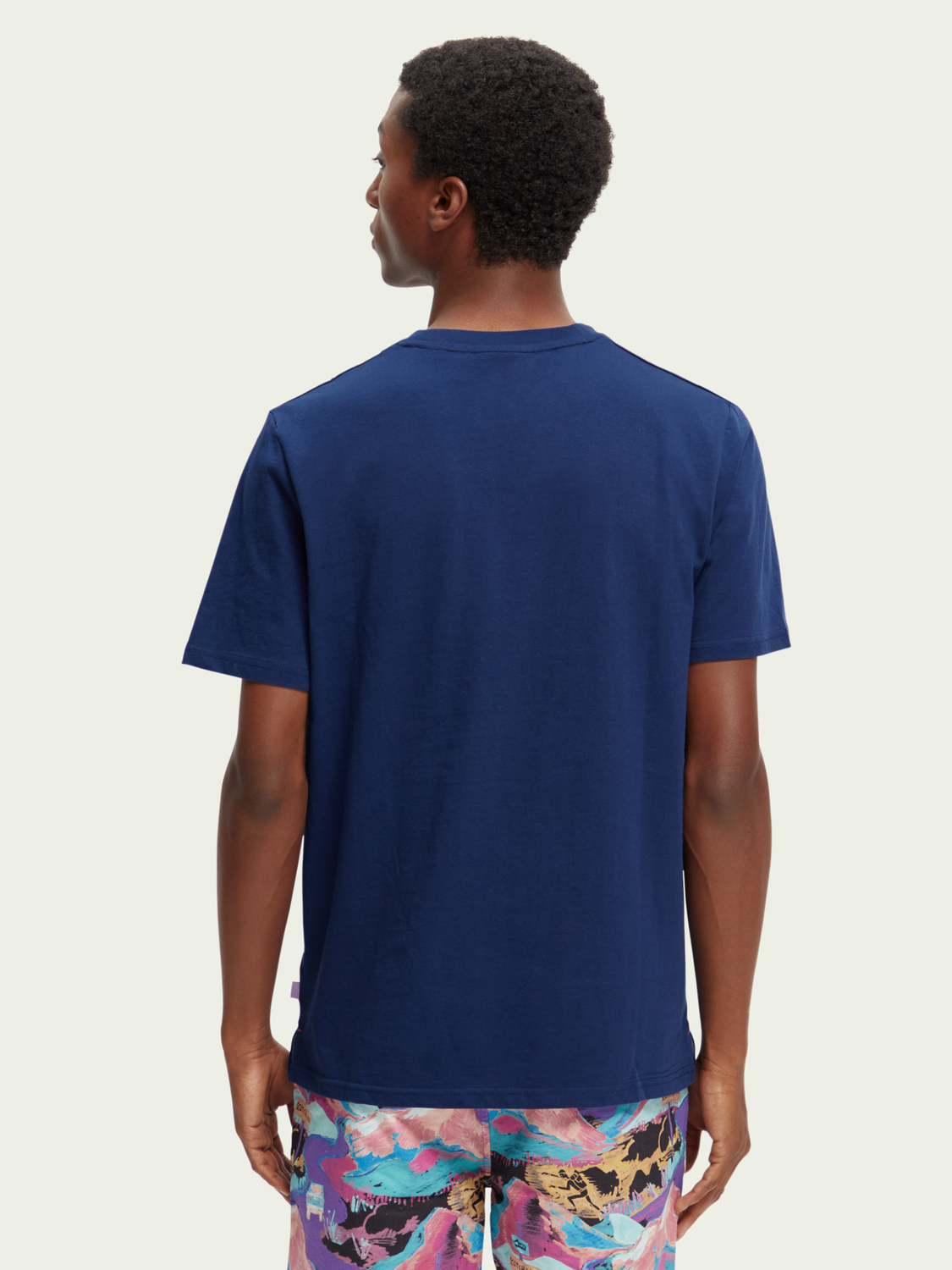 Graphic Jersey Crewneck Organic T-Shirt | Scotch And Soda Outlet