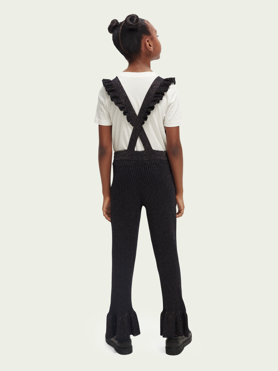 Scotch Soda Outlet | Ruffled Knit Dungarees