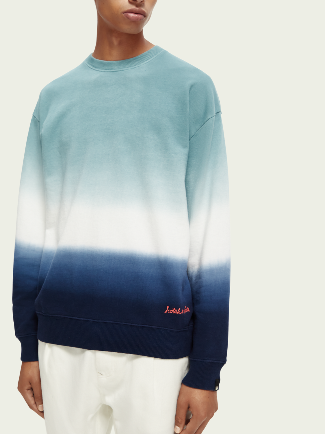 Tie-Dye Felpa Crewneck Sweatshirt | Scotch And Soda Outlet