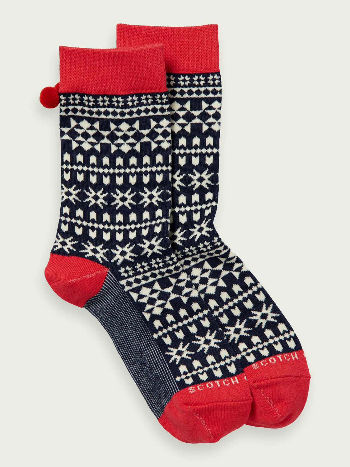 Festive Jacquard Socks | scotch & soda outlet