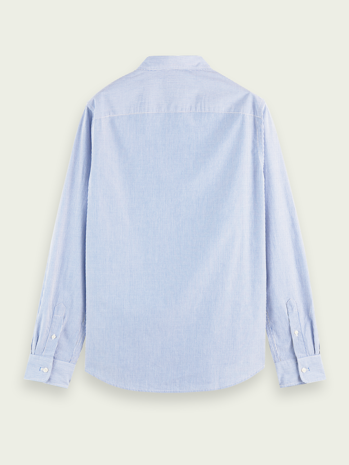Slim Fit Organic Yarn-Dyed Poplin Shirt | Scotch And Soda Outlet
