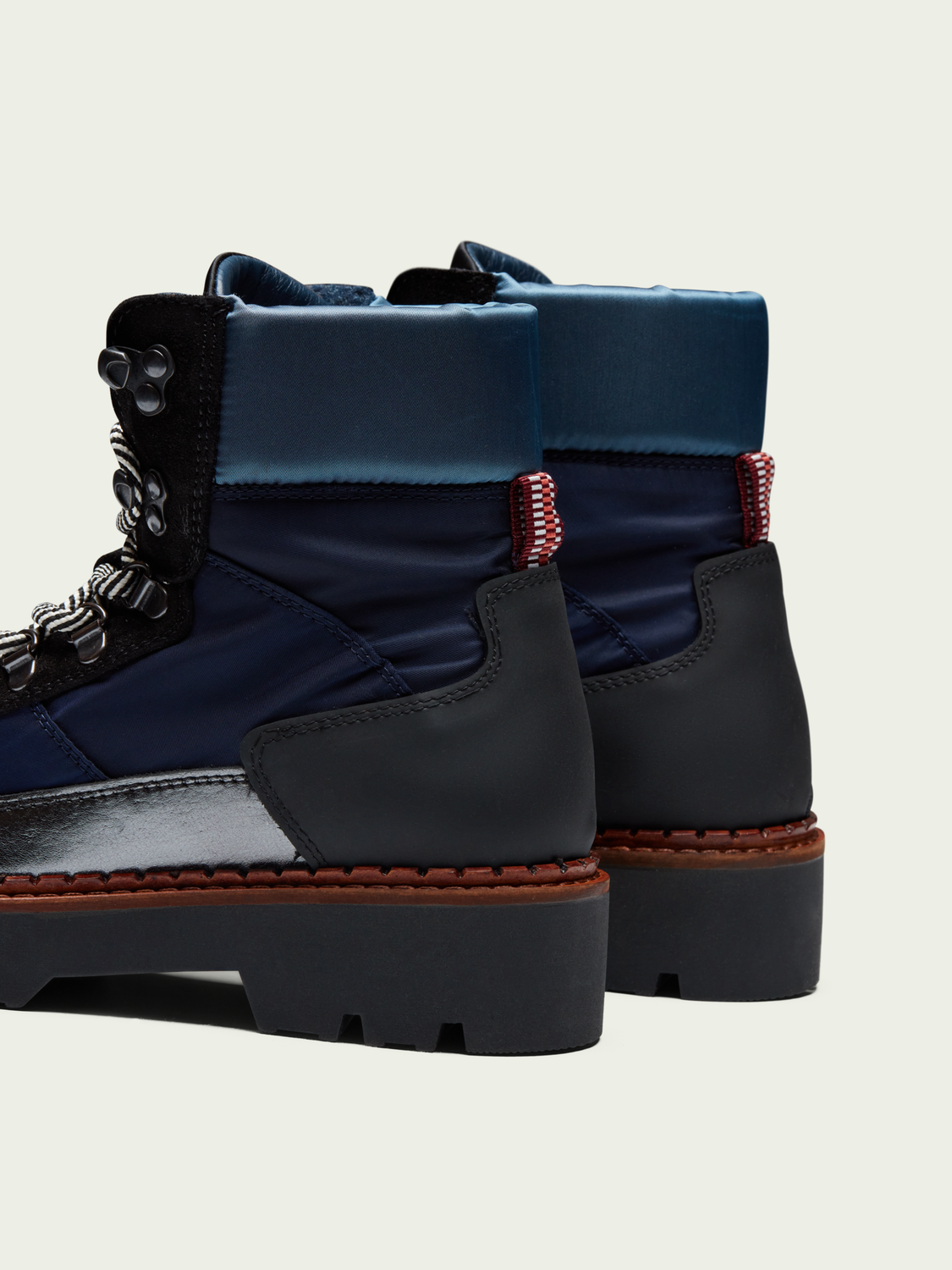 Olivine Suede & Nylon Hiking Boot | scotch & soda outlet