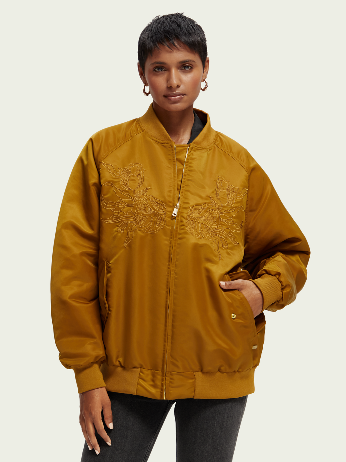 Oversized Bomber Jacket | scotch & soda outlet