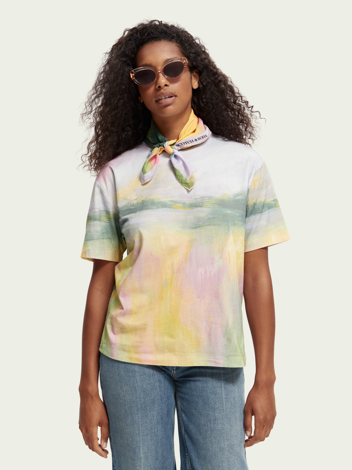 Printed Scarf | scotch & soda outlet