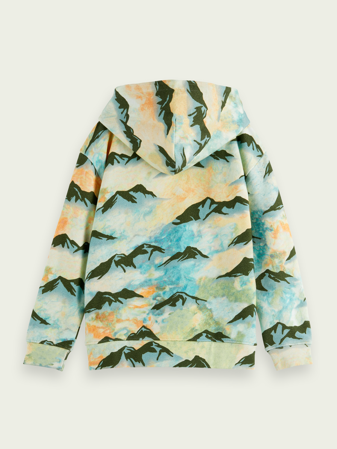 Scotch Soda Outlet | Printed Organic Cotton Hoodie