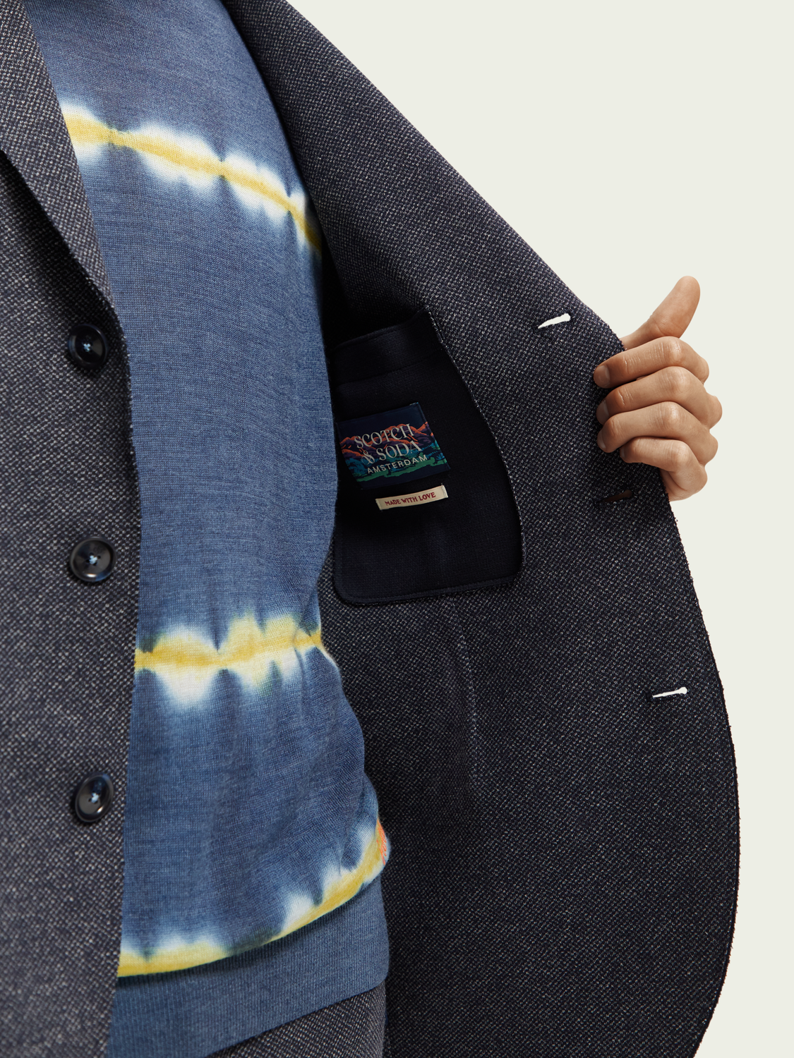 Single - Breasted Jersey Blazer | Scotch And Soda Outlet