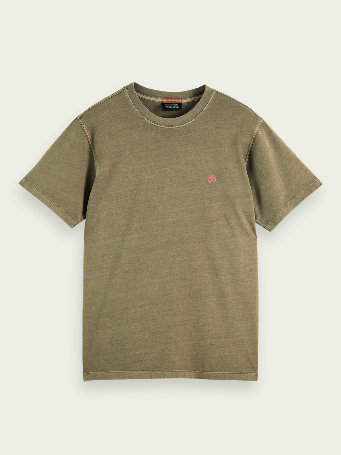 Garment-Dyed Jersey T-Shirt | Scotch And Soda Outlet