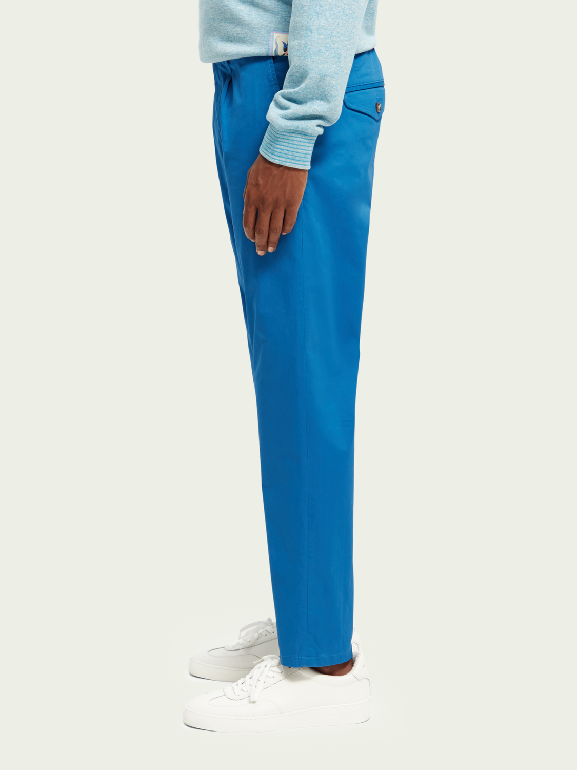 The Blake Regular Slim Fit Pleated Chino | Scotch And Soda Outlet
