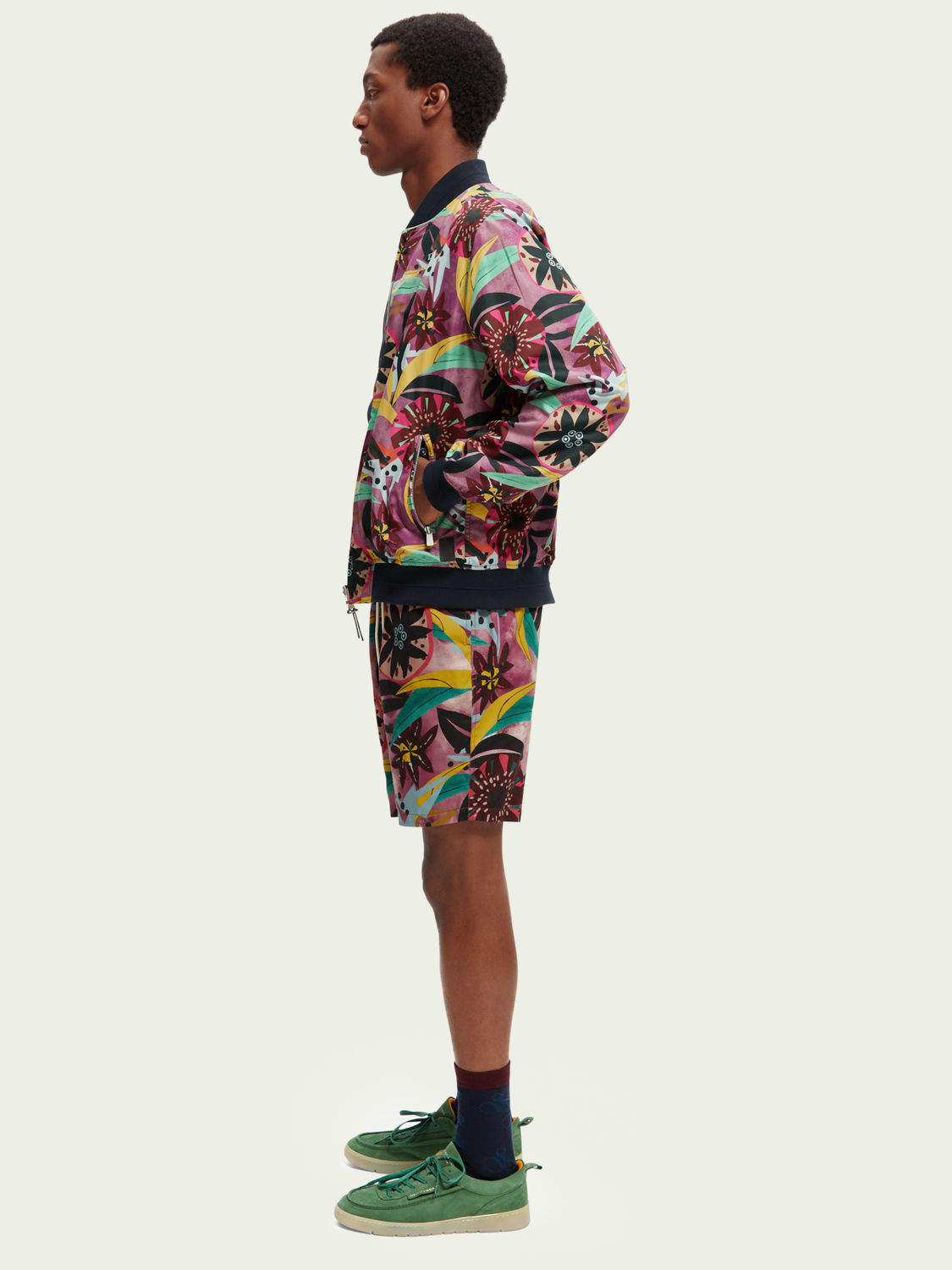 Printed Reversible Bomber Jacket | Scotch And Soda Outlet