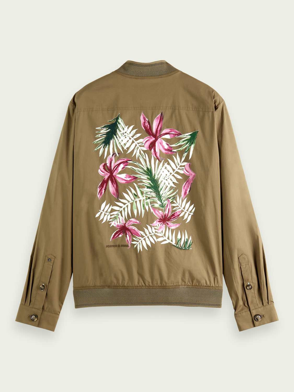 Lightweight Organic Cotton Poplin Blouson | Scotch And Soda Outlet