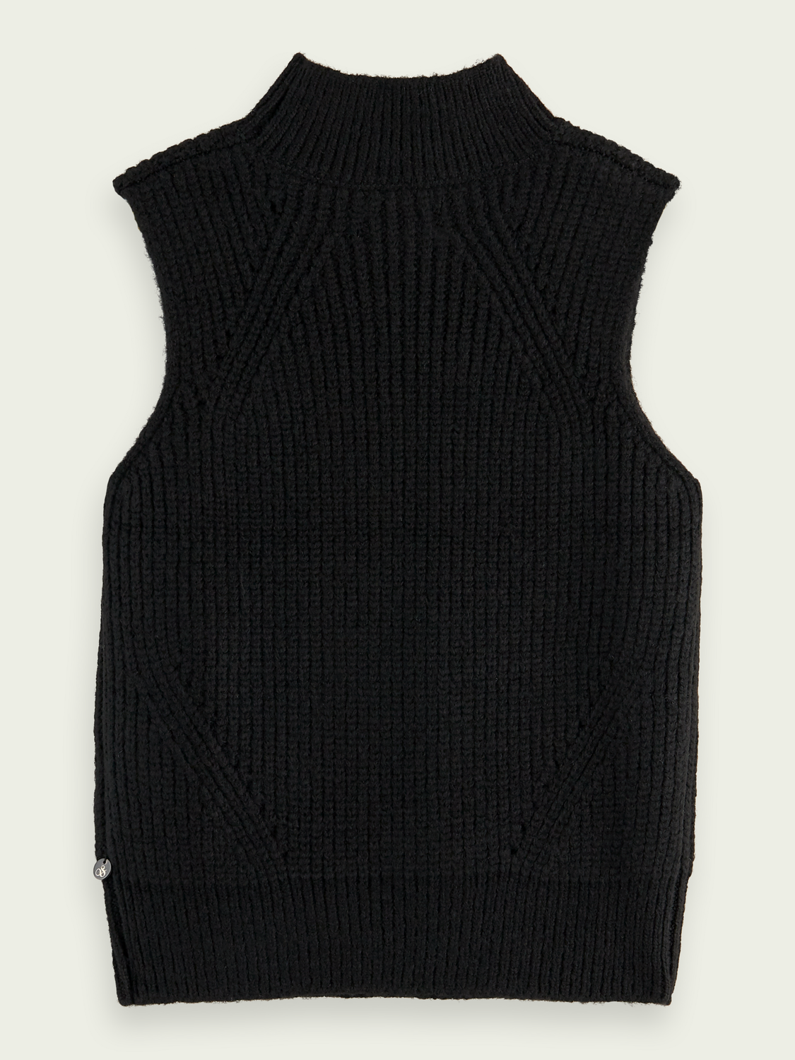 Sleeveless Chunky Knit Sweater