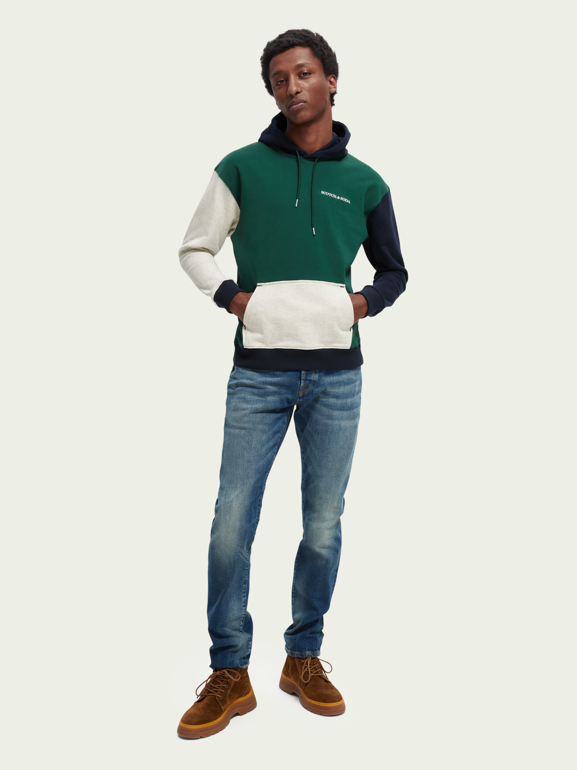 Unisex Organic Cotton Hoodie | scotch & soda outlet
