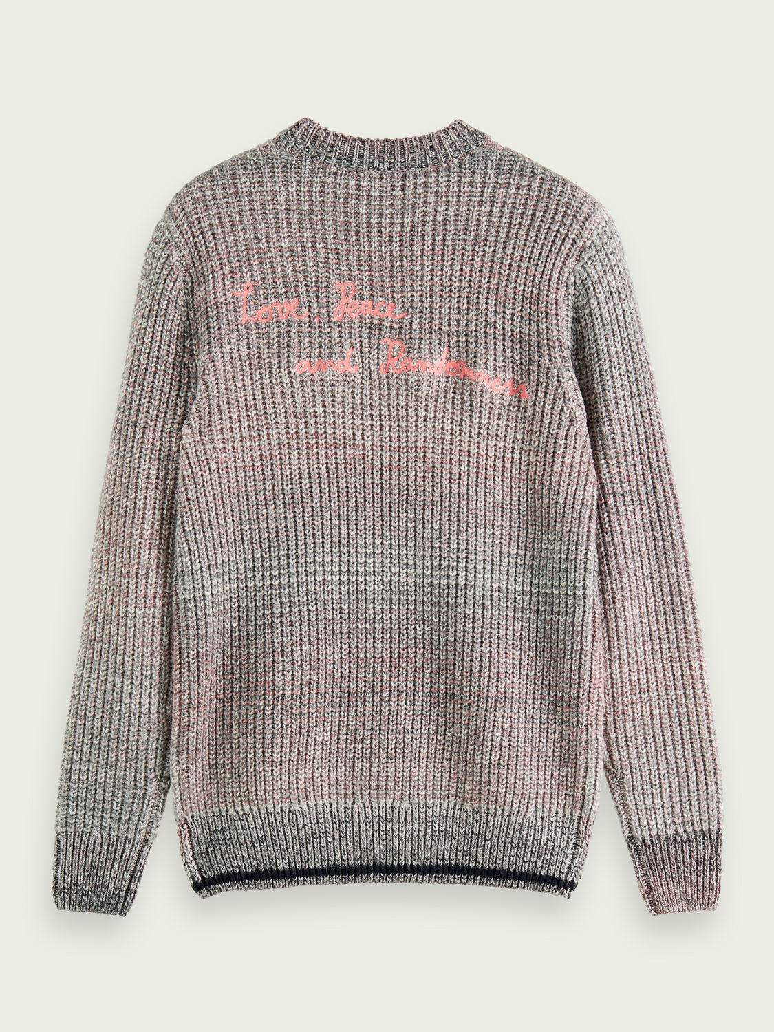 Chunky Rib-Knit Crewneck Sweater | Scotch And Soda Outlet