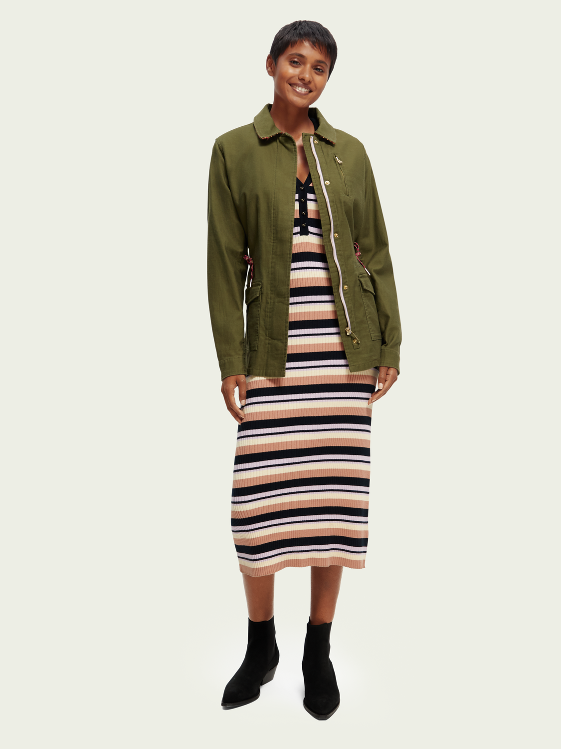 Organic Cotton Workwear Utility Jacket | scotch & soda outlet