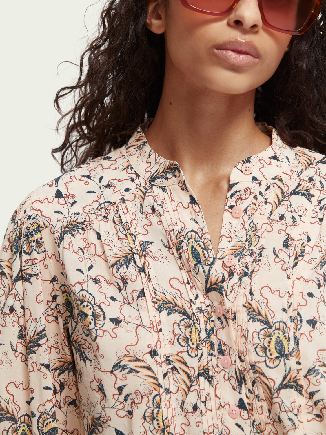 Flowing Long-Sleeved Shirt | scotch & soda outlet