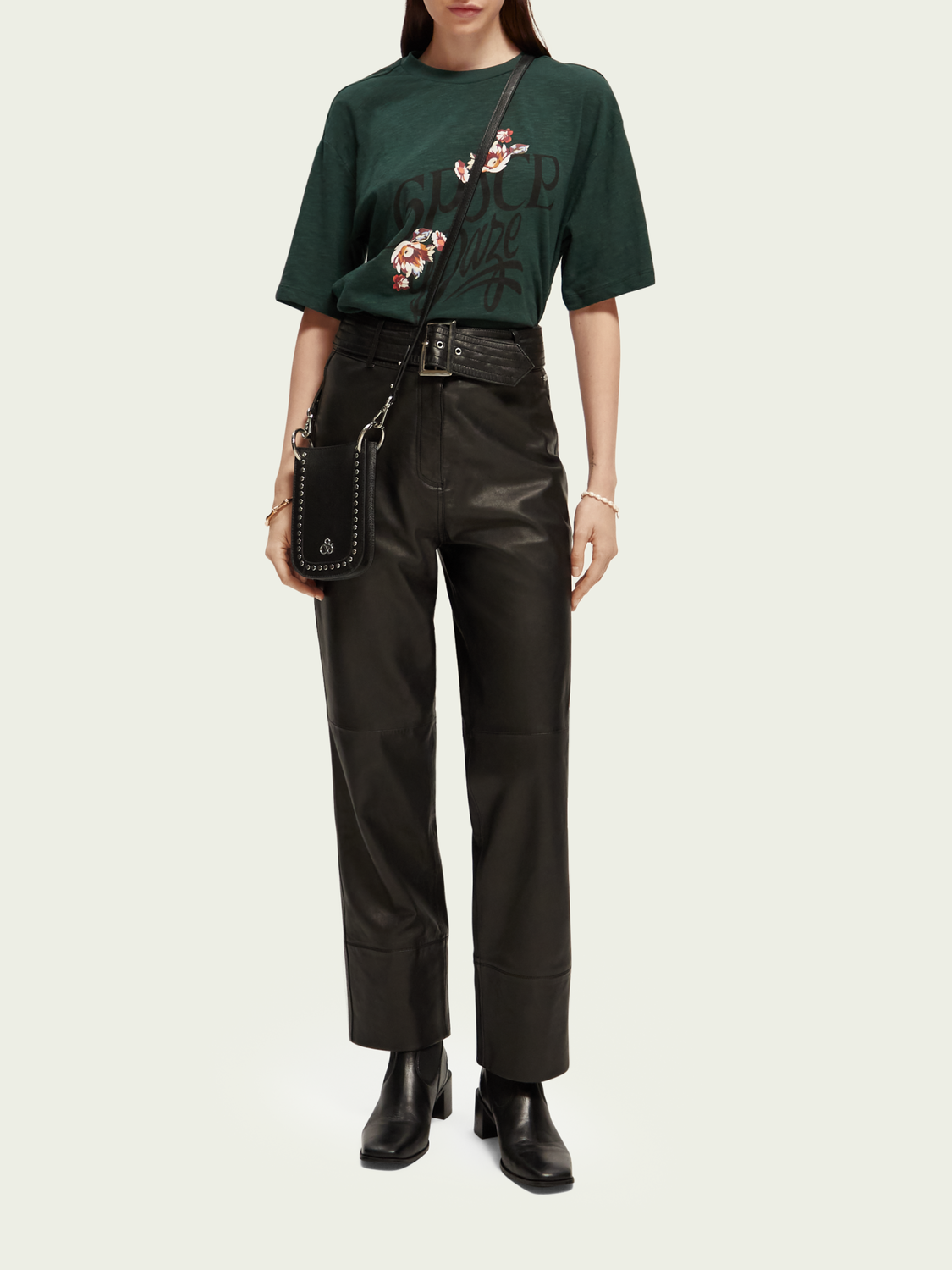 Loose Fit Organic Cotton Graphic T-Shirt | scotch & soda outlet