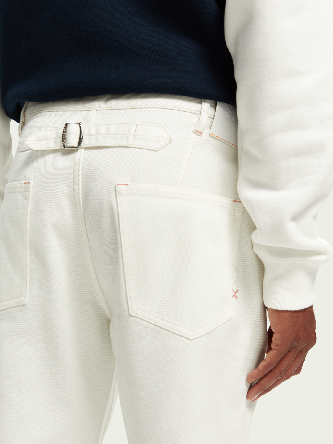 The Sailor Regular Tapered Denim Chino | Scotch And Soda Outlet