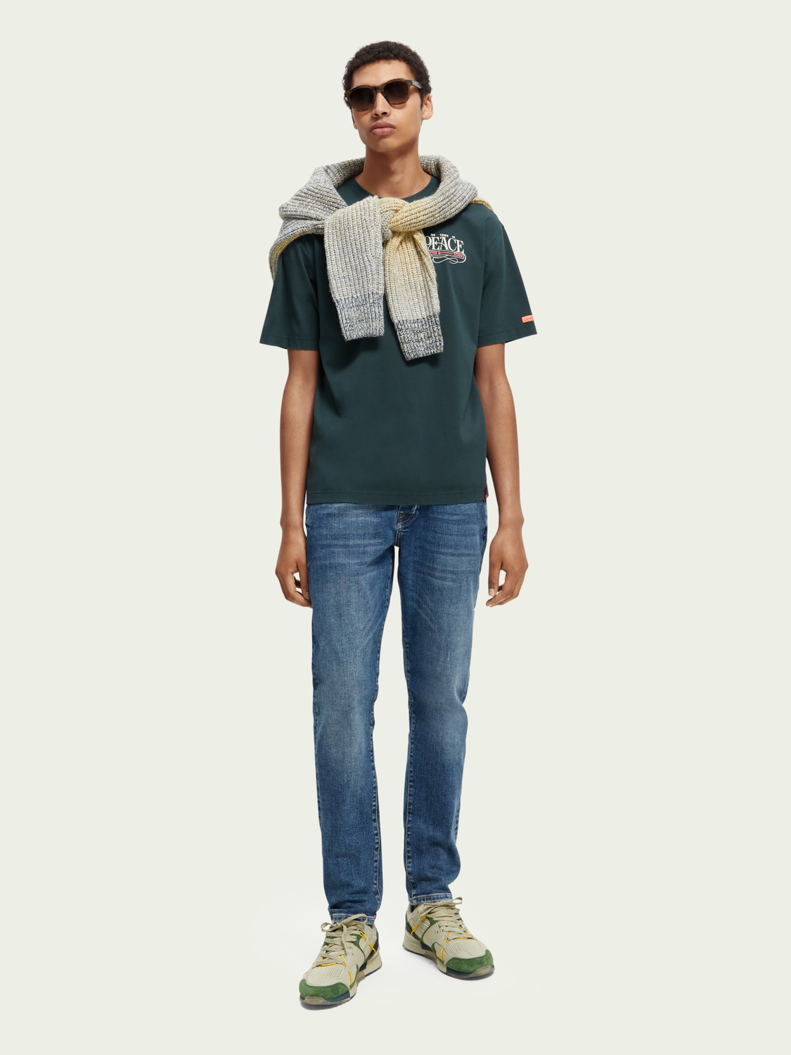 Organic Cotton Jersey Artwork T-Shirt | Scotch And Soda Outlet