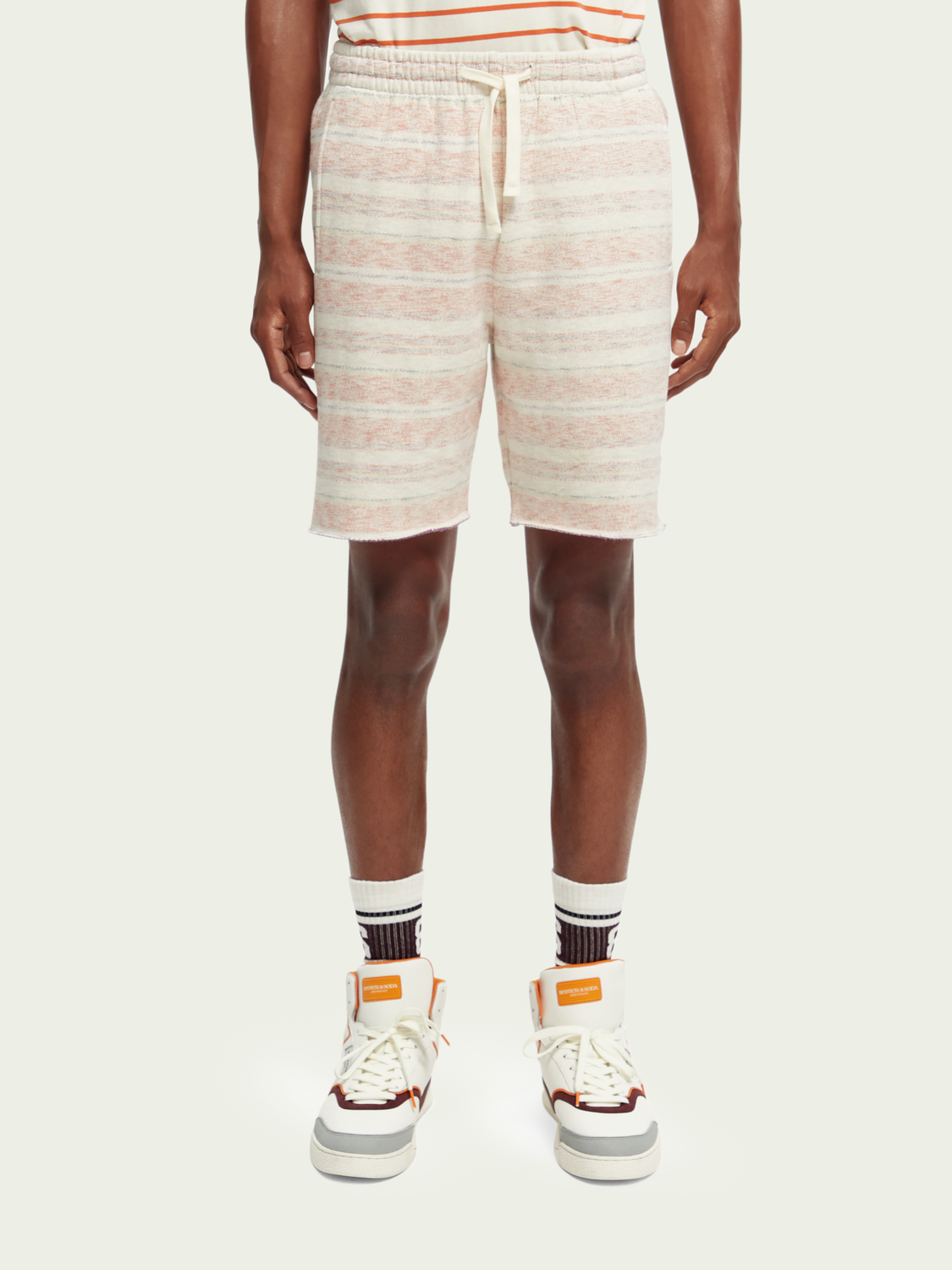 Felpa Striped Sweat Shorts | Scotch And Soda Outlet