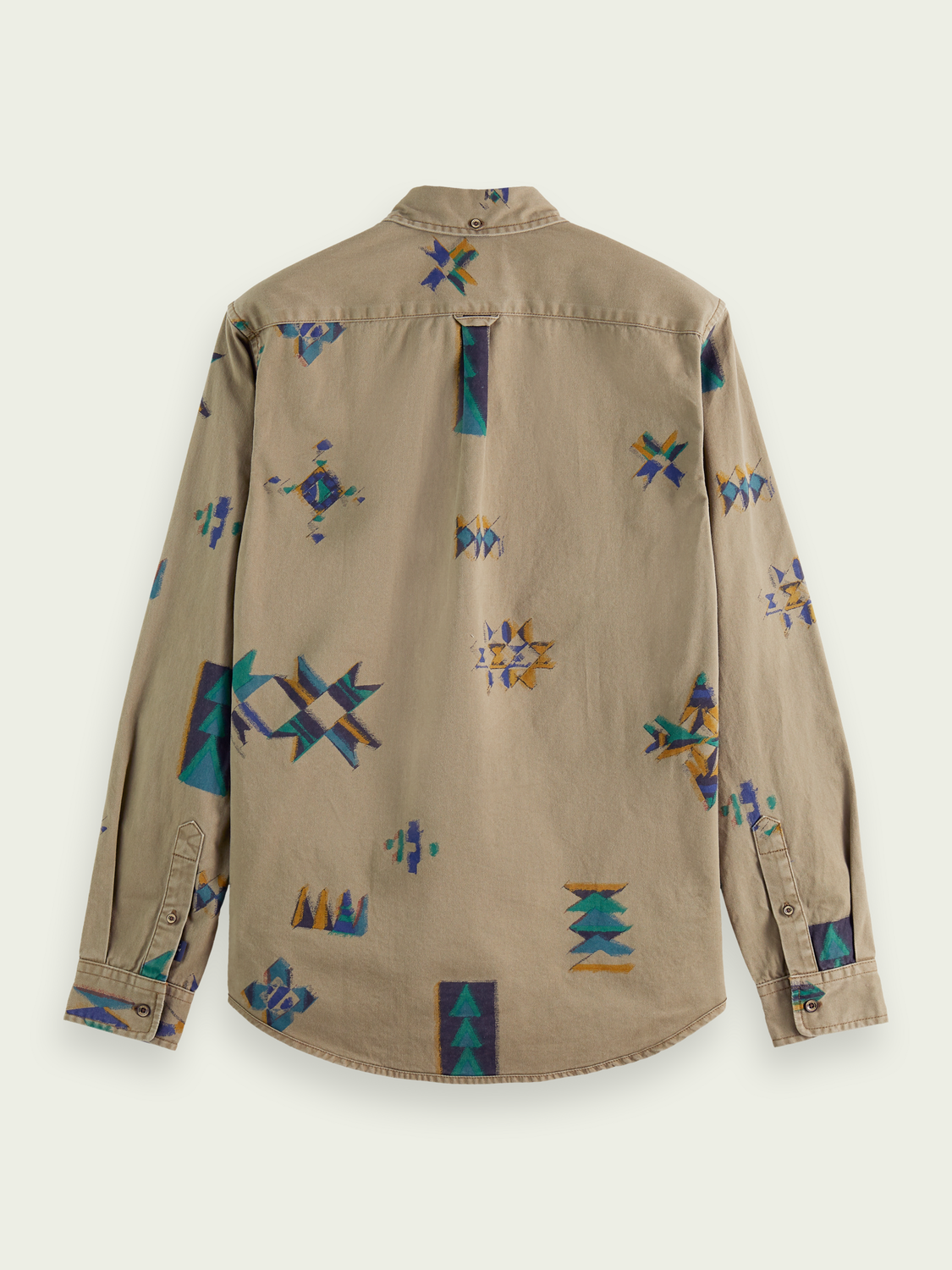 Regular Fit Printed Twill Shirt | Scotch And Soda Outlet