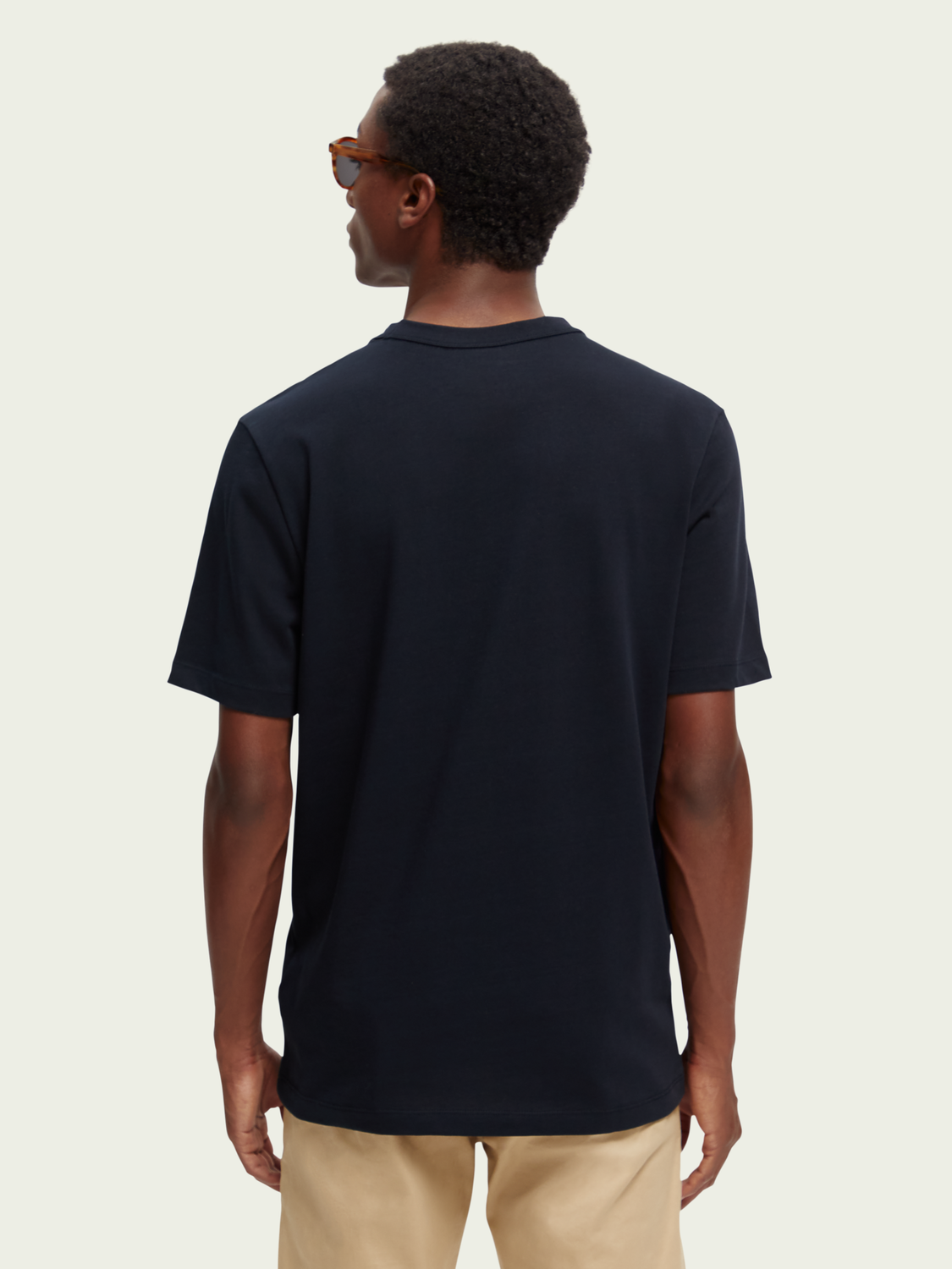 Unisex Organic Cotton Colour-Blocked T-Shirt | scotch & soda outlet