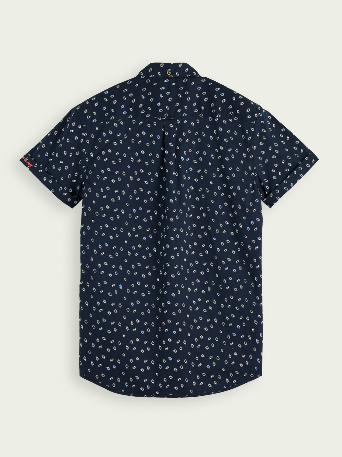 Printed Poplin Short Sleeved Shirt | Scotch And Soda Outlet
