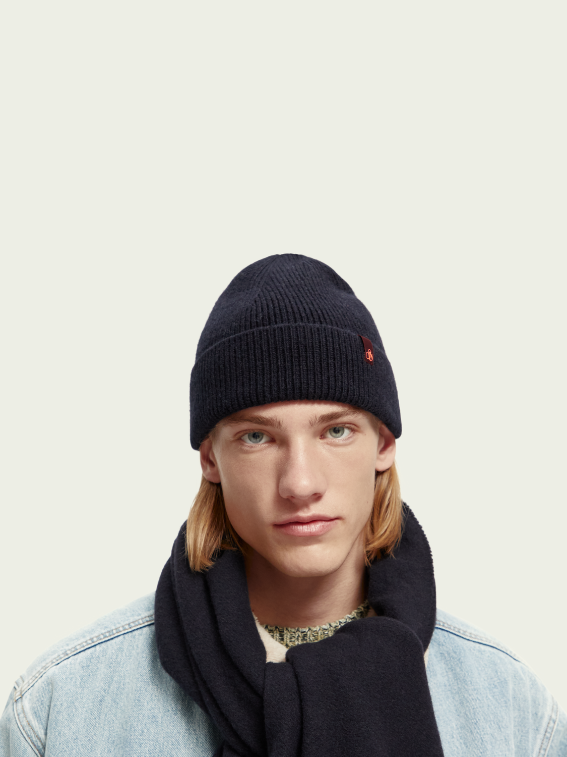Unisex Rib Knit Beanie | scotch & soda outlet