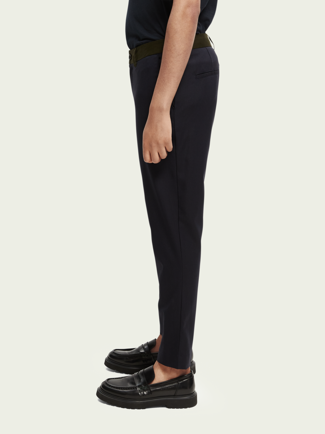 Blake Regular Slim-Fit Wool-Blended Chino | Scotch And Soda Outlet